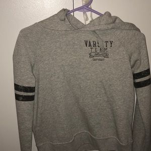 cropped hoodie